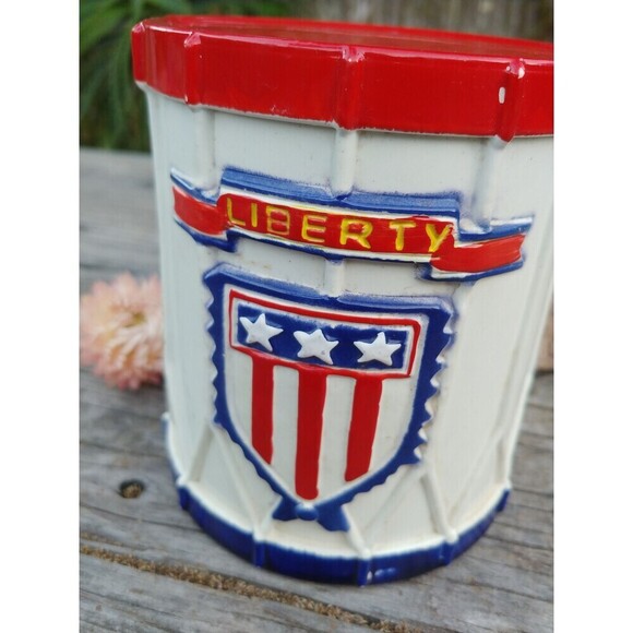 Vintage Liberty Drum Collectable Piggy Bank - Picture 4 of 10